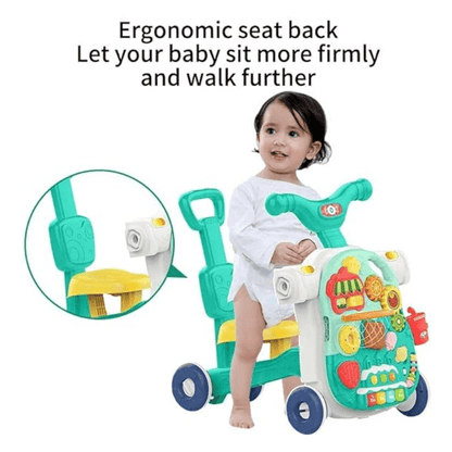 Huanger - 5-in-1 Baby Multifunction Walker - Green