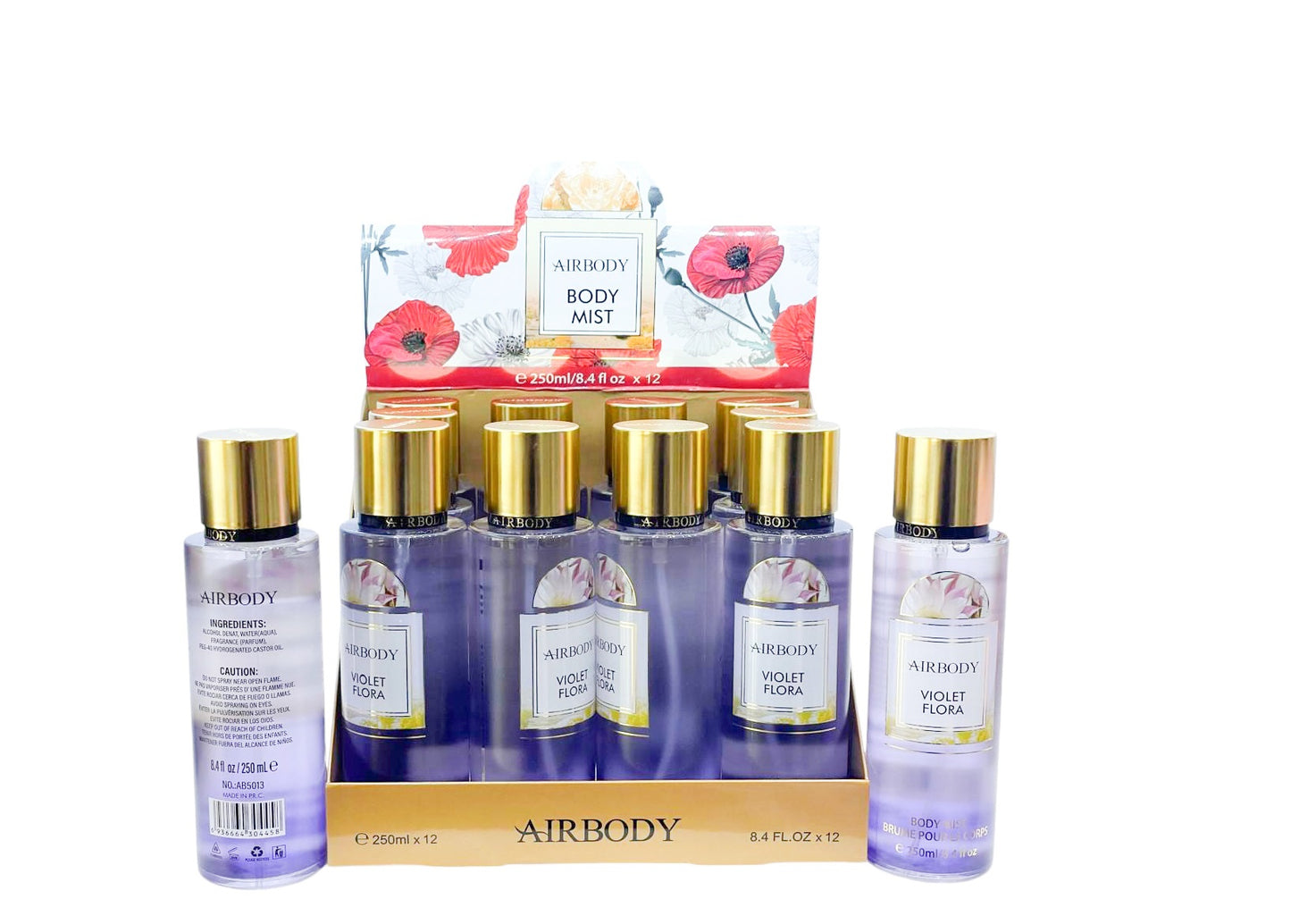 Air Body Violet Flora Body Mist 250ml