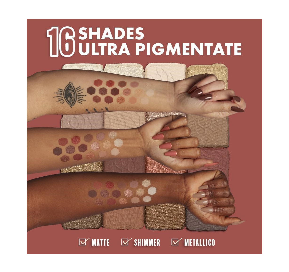 NYX PROFESSIONAL MAKEUP Ultimate Shadow Palette, Warm Neutrals 03