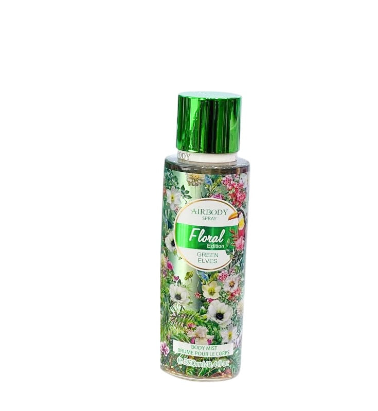 Air Body Spray Floral Edition Green Elves Body Mist 250ml