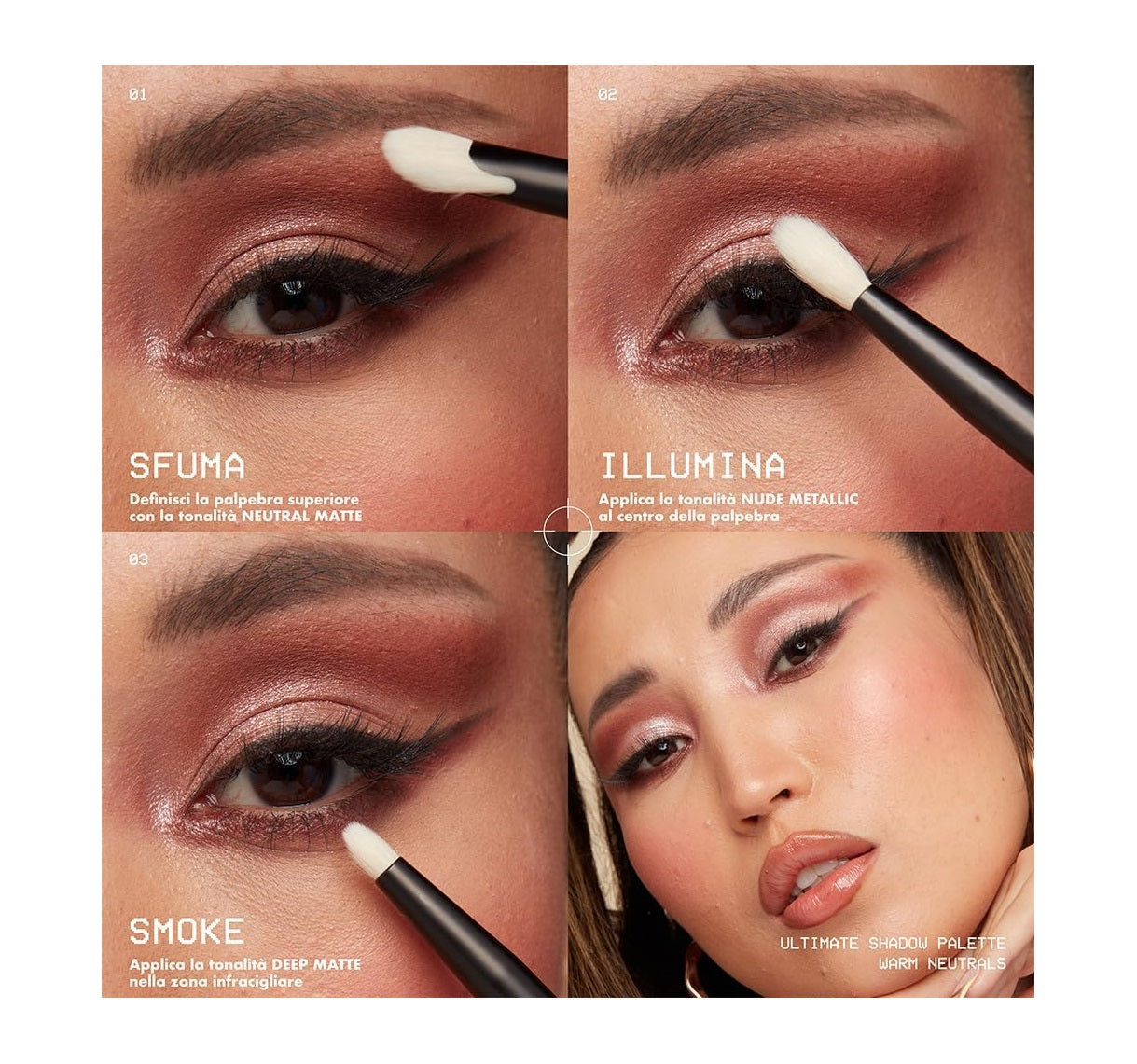 NYX PROFESSIONAL MAKEUP Ultimate Shadow Palette, Warm Neutrals 03