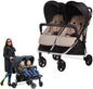 Twin Stroller Side by side For Suitable From Birth To 15Kg each baby's