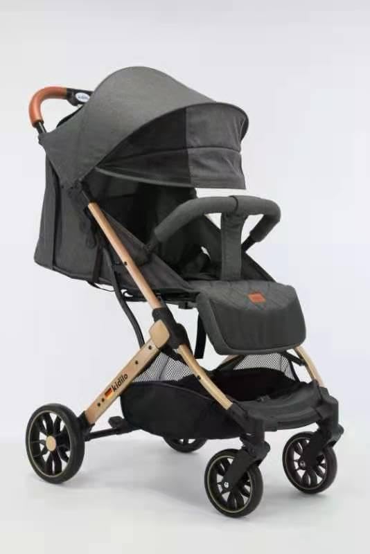 KIDILO, AirTravel System Stroller, Foldable, Adjustable Canopy, Multiple Modes, (K10)