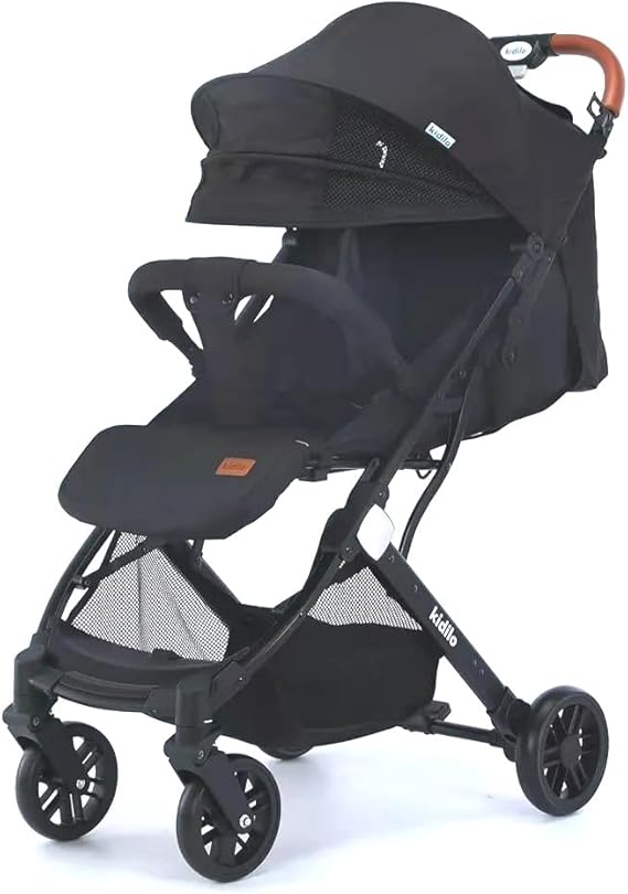 KIDILO BABY STROLLER NEWBORN BABY TO 36 MONTHS (BLACK)