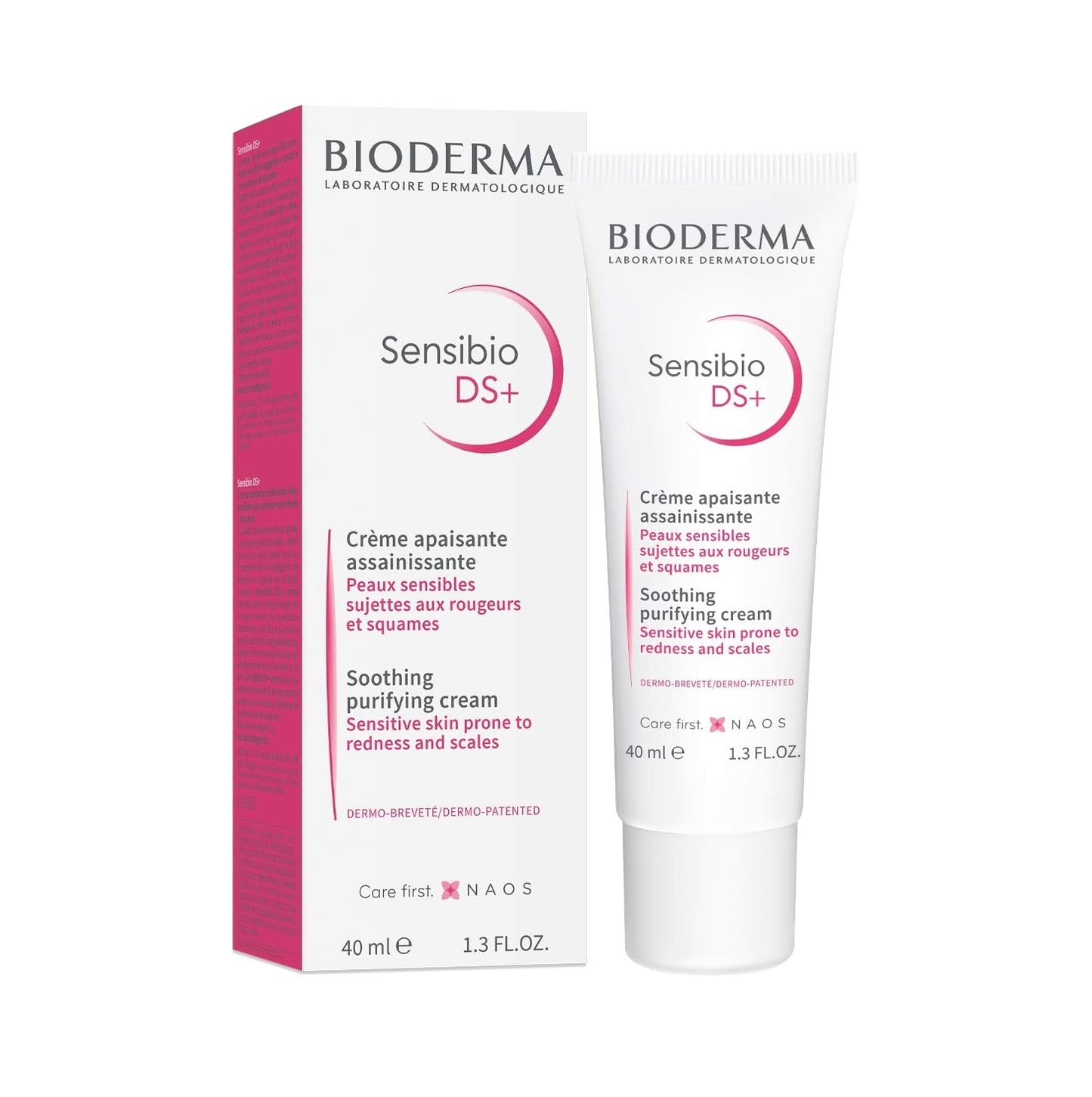 Bioderma Sensibio DS+ Soothing Purifying Cream for Seborrheic Dermatitis Sensitive Skin, 40ml