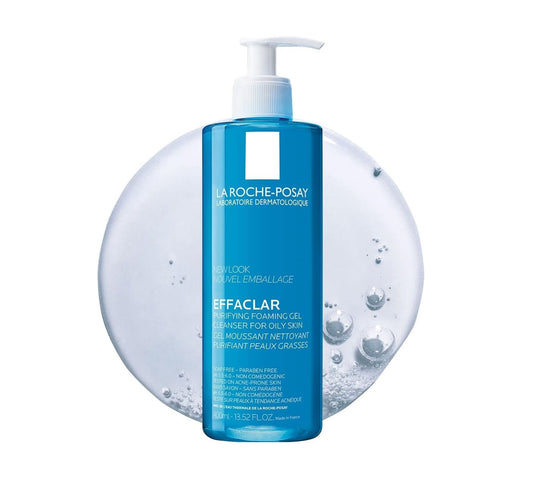 La Roche-Posay Effaclar Purifying Foaming Gel For Oily Sensitive Skin For Unisex - 13.5 Oz Ge