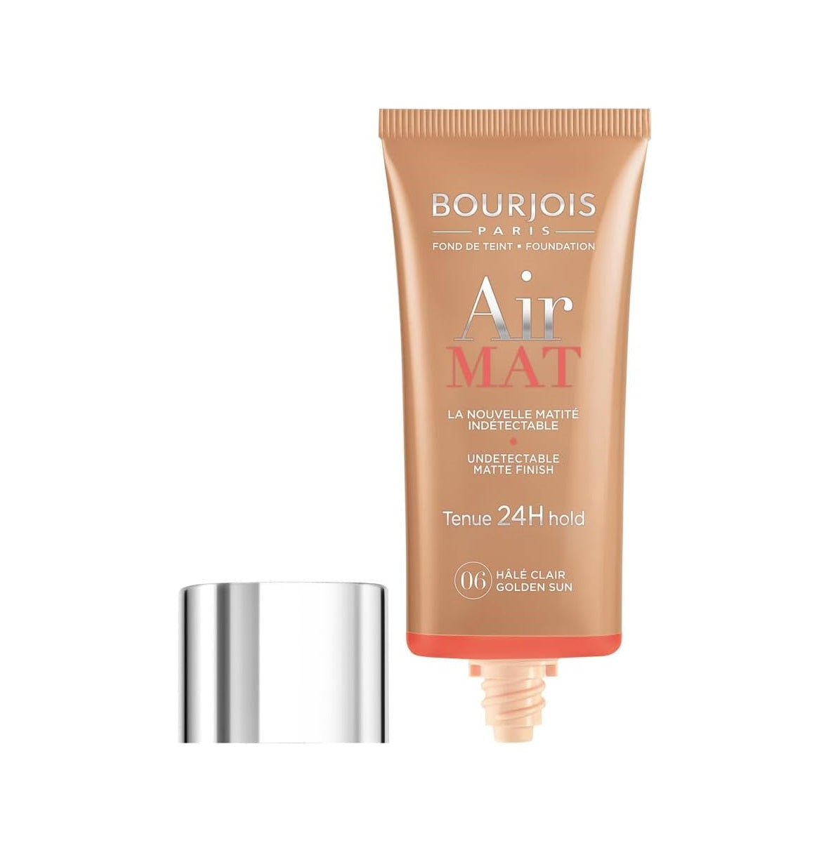 Bourjois Bourjois, Air Mat 24H. Foundation. 06 Light Tan. 30 Ml - 1.0 Fl Oz