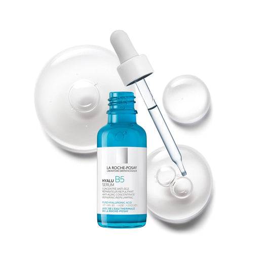 La Roche-Posay Hyalu B5 Pure Hyaluronic Acid Serum for Face, with Vitamin B5. Anti-Aging Serum Concentrate for Fine Lines. Hydrating, Repairing, Replumping. Suitable for Sensitive Skin