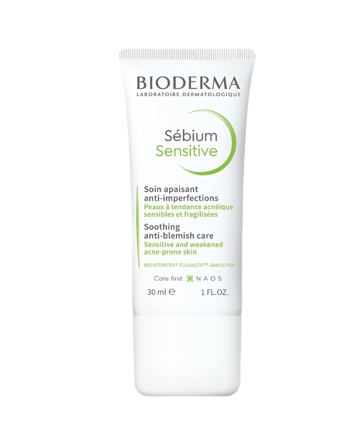 BIODERMA Sebium Sensitive Soothing Moisturising Anti-Blemish Cream For Acne-Prone Skin, 30Ml