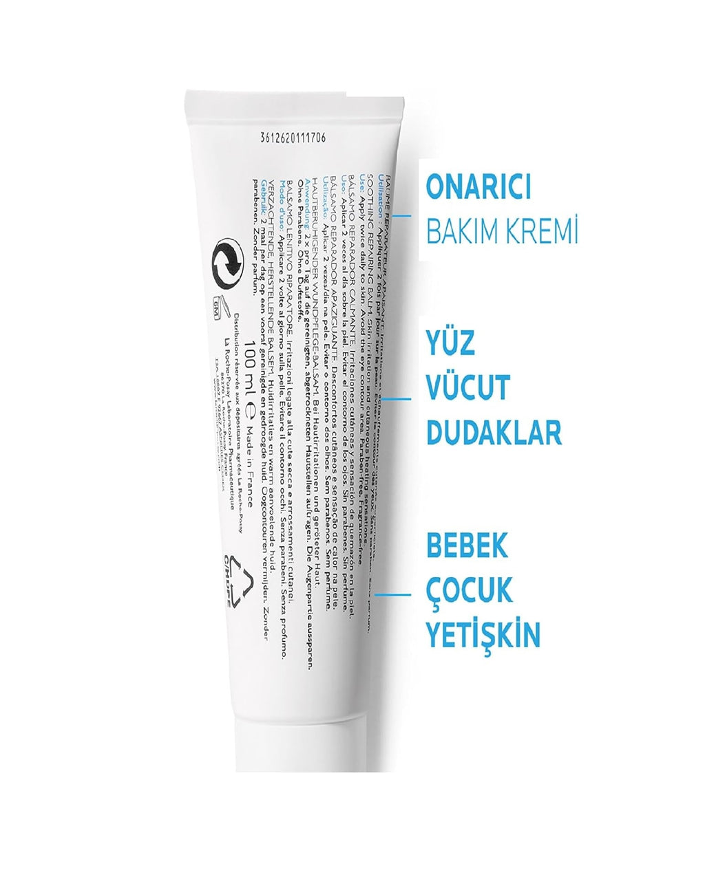 La Roche Posay Cicaplast Baume B5 Soothing Repairing Balm, 100ml