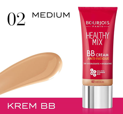 Bourjois Healthy Mix Anti-Fatigue Bb Cream 02 Medium, 30ml