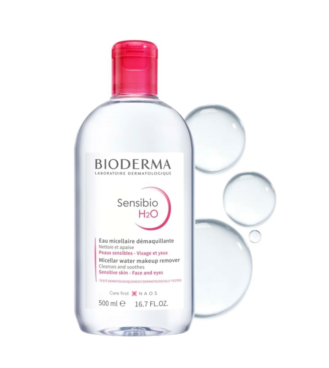 Bioderma Sensibio H2O Make-Up Removing Micellar Water - Sensitive Skin, 500ml