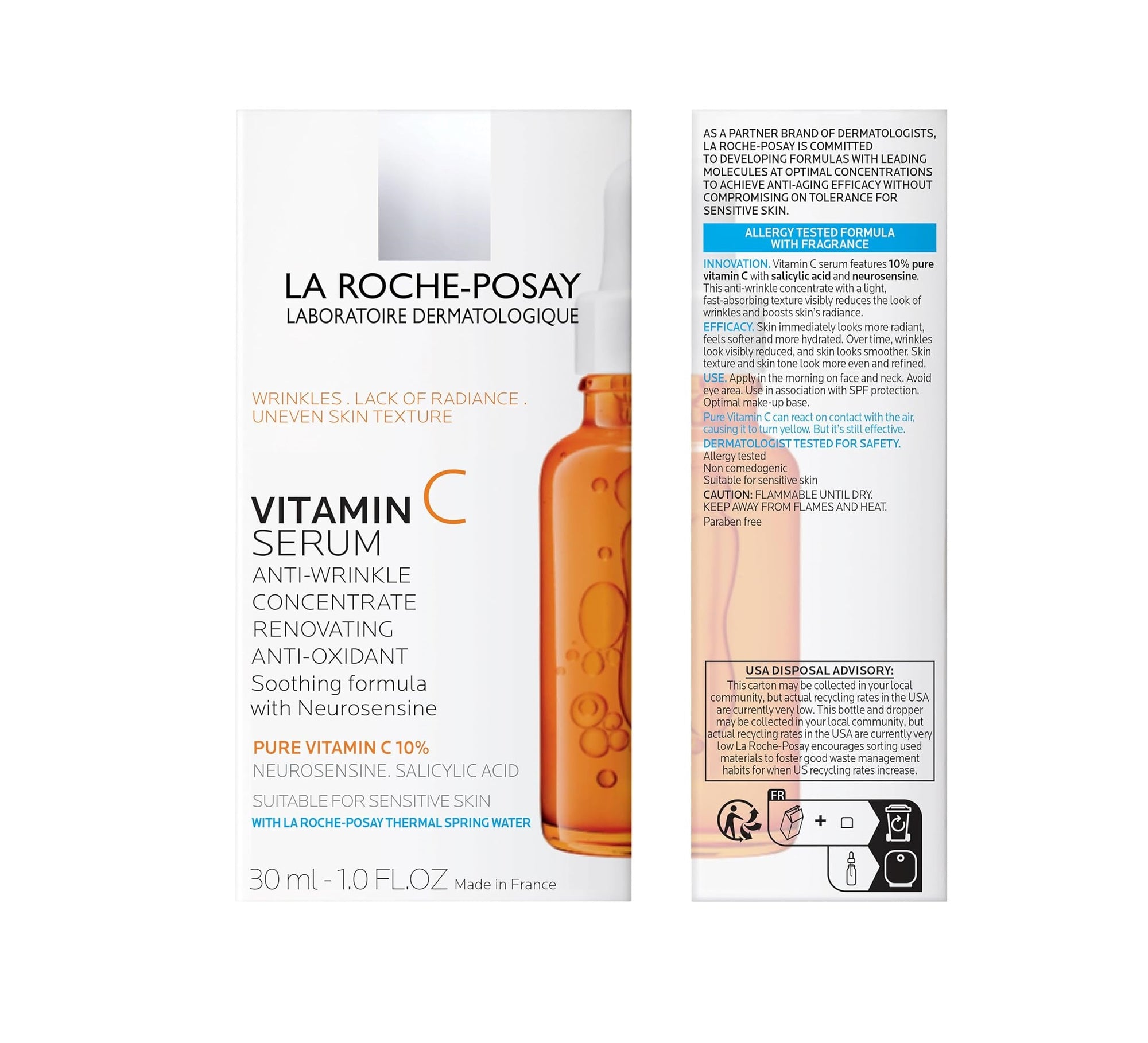 La Roche Posay PURE VITAMINE C10 sérum rénovateur éclat 30 ml