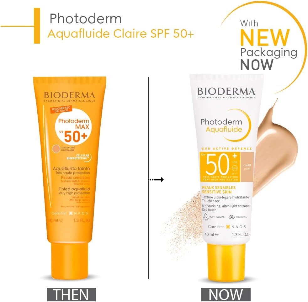 BIODERMA Photoderm Max Water Resistant SPF 50+ Tinted Aquafluid, 40 ml