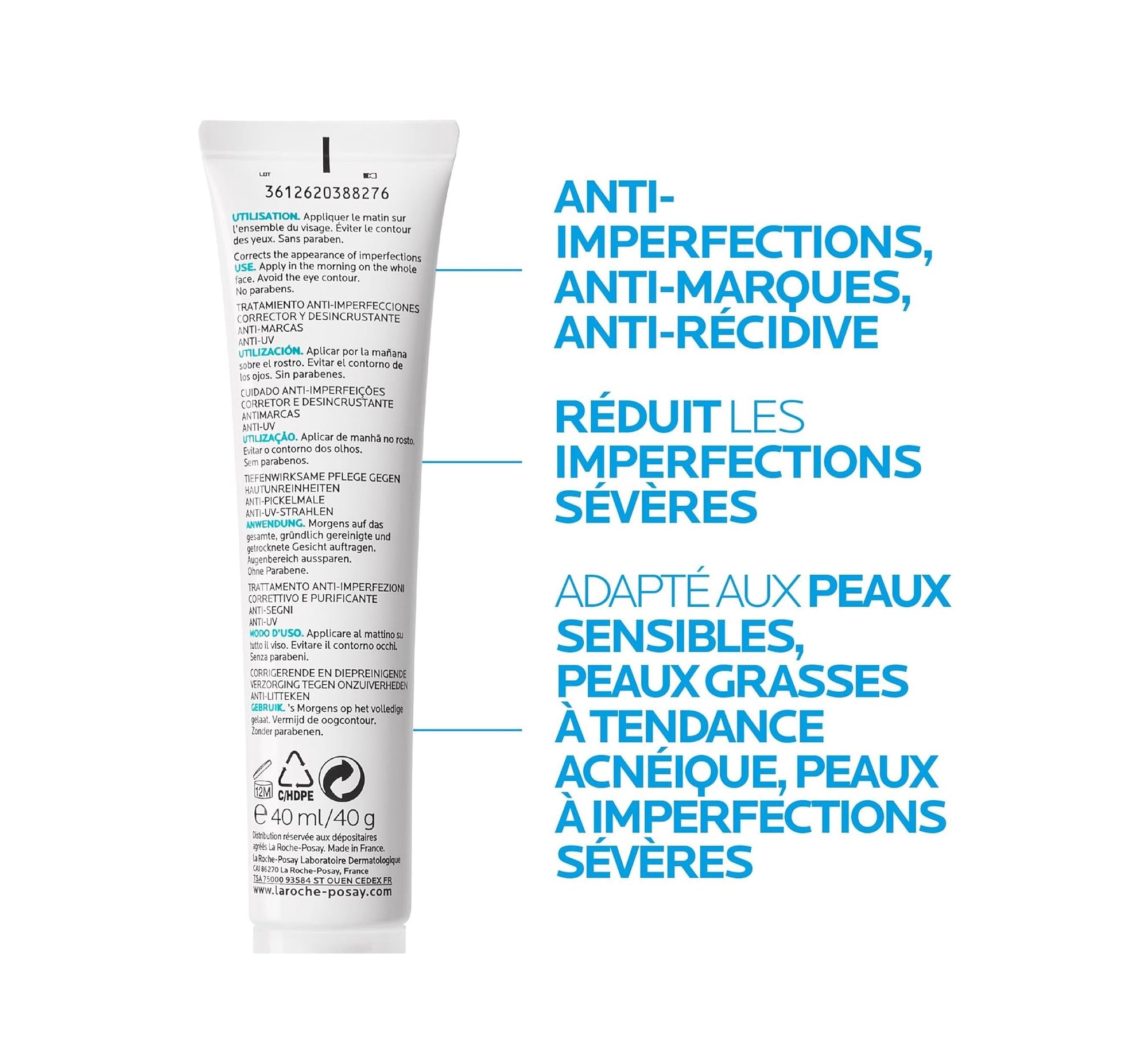 La Roche-Posay Effaclar Duo [+] SPF 30, 40ml