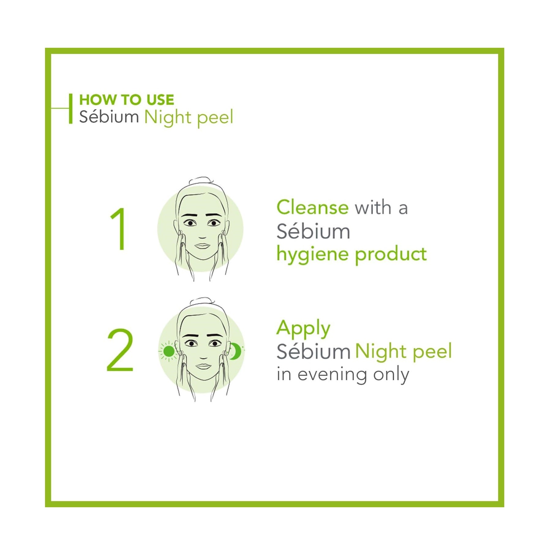 Bioderma Sebium Night Peel Smoothing Concentrate Gel For Combination To Oily Skin With Blemishes, 40 ml