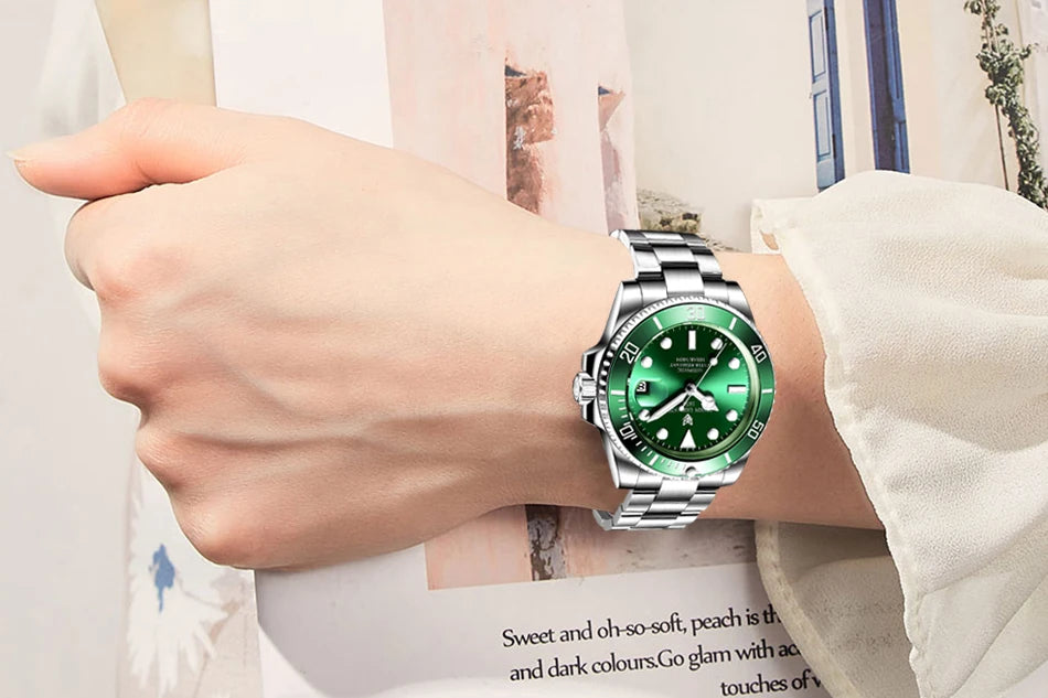 LIGE Women Watches Mechanical Watch Luxury Bracelet Wrist Wristwatch Elegant Ladies Automatic Date Clock Watch Relogio Feminino