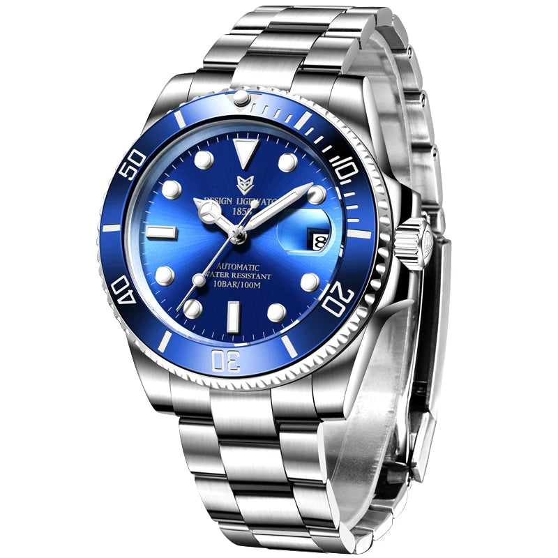 LIGE Women Watches Mechanical Watch Luxury Bracelet Wrist Wristwatch Elegant Ladies Automatic Date Clock Watch Relogio Feminino