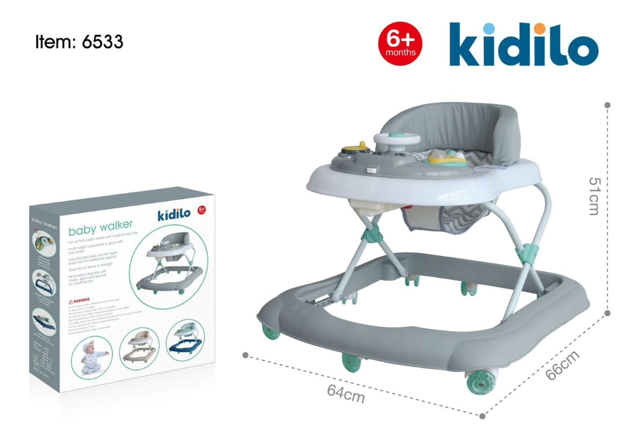 KIDILO, baby walker, MULTI COLOURS