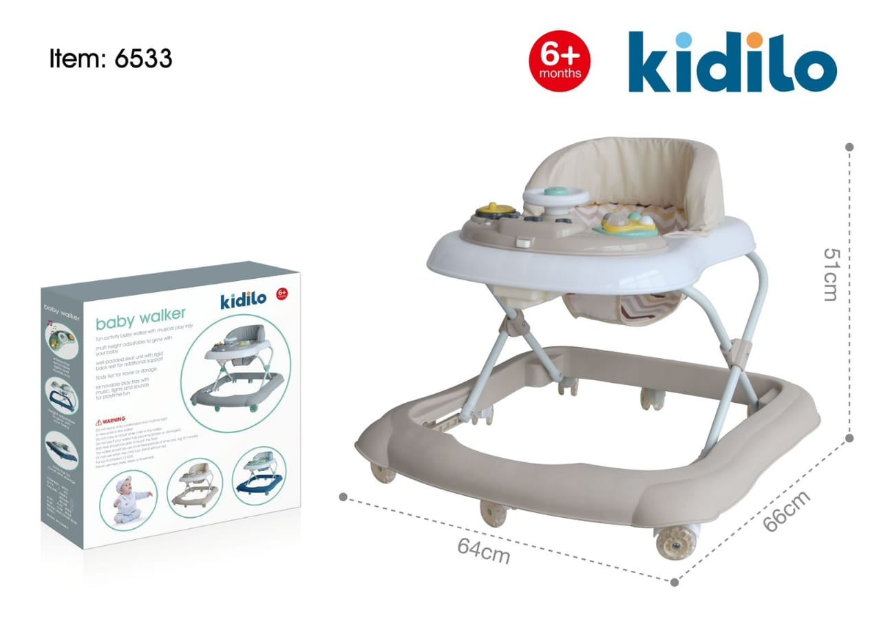 KIDILO, baby walker, MULTI COLOURS