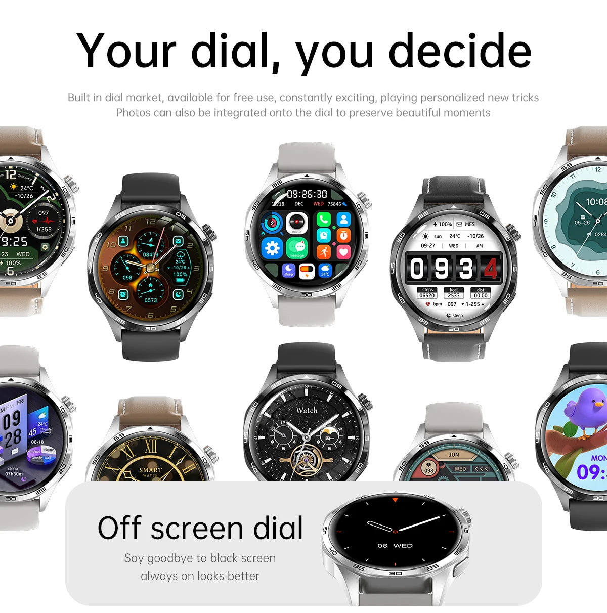 For HUAWEI IOS Outdoor Sport GPS Smart Watch Men 1.53-inch HD AMOLED Screen IP68 Waterproof Bluetooth Call NFC Smartwatch 2025