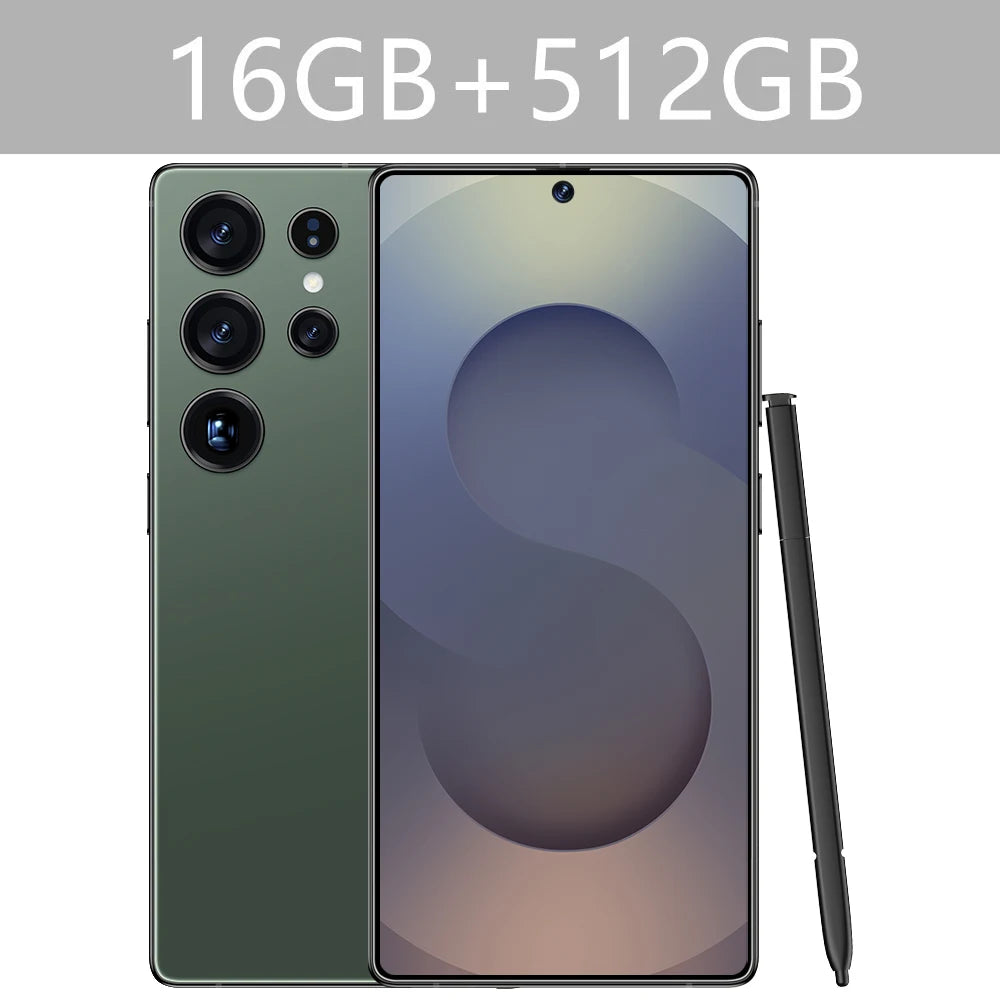 Cellphones S25 Ultra 7.3HD Original Mobile Phones 4G 5G Dual SIM Card Smartphone 7800mAh Android 14 Global Version Cell Phone