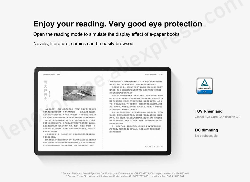 Lenovo Xiaoxin Pad Pro 12.7 2023 Snapdragon 870 LCD Screen 144Hz 8GB 128GB/256GB 10200mAh Android 13 Tablet
