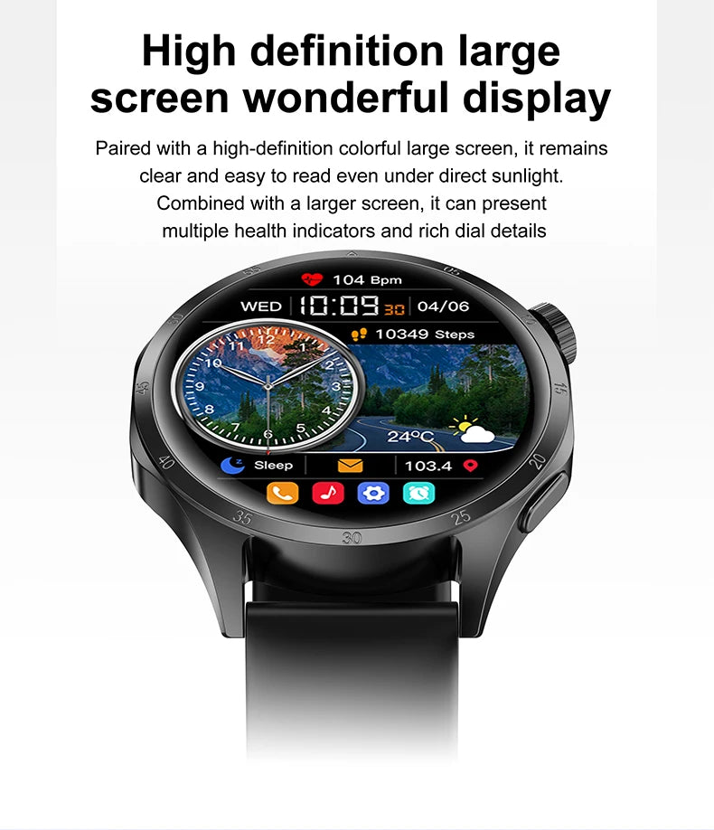 For HUAWEI GT5 Pro GPS NFC Smart Watch Men 360*360 AMOLED Screen Heart rate Bluetooth Call IP67 Waterproof Man Smartwatch 2025