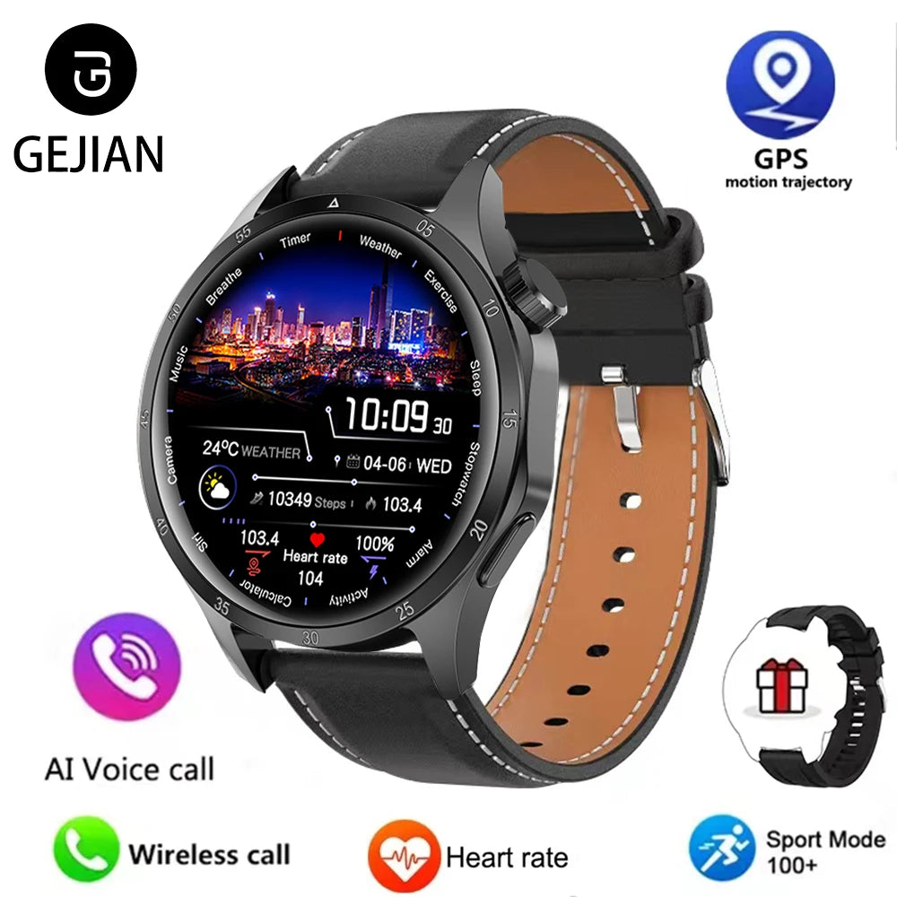 For HUAWEI GT5 Pro GPS NFC Smart Watch Men 360*360 AMOLED Screen Heart rate Bluetooth Call IP67 Waterproof Man Smartwatch 2025