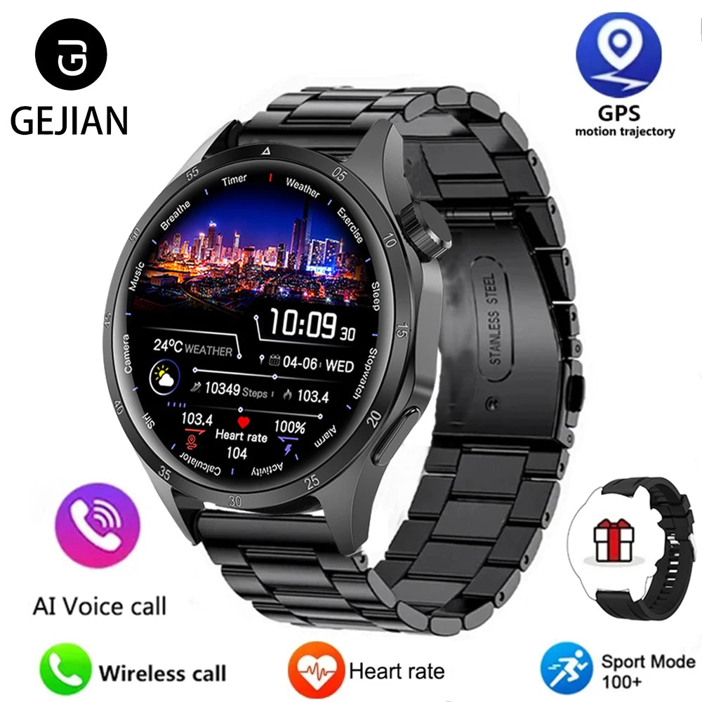 For HUAWEI GT5 Pro GPS NFC Smart Watch Men 360*360 AMOLED Screen Heart rate Bluetooth Call IP67 Waterproof Man Smartwatch 2025