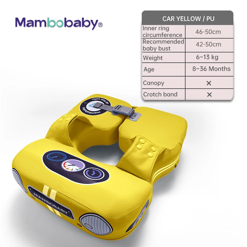 Mambobaby VIP Dropshipping Non-Inflatable Baby  Floats with Canopy  Underarm Swimming  Floater Spa Buoy Trainer Suppliers