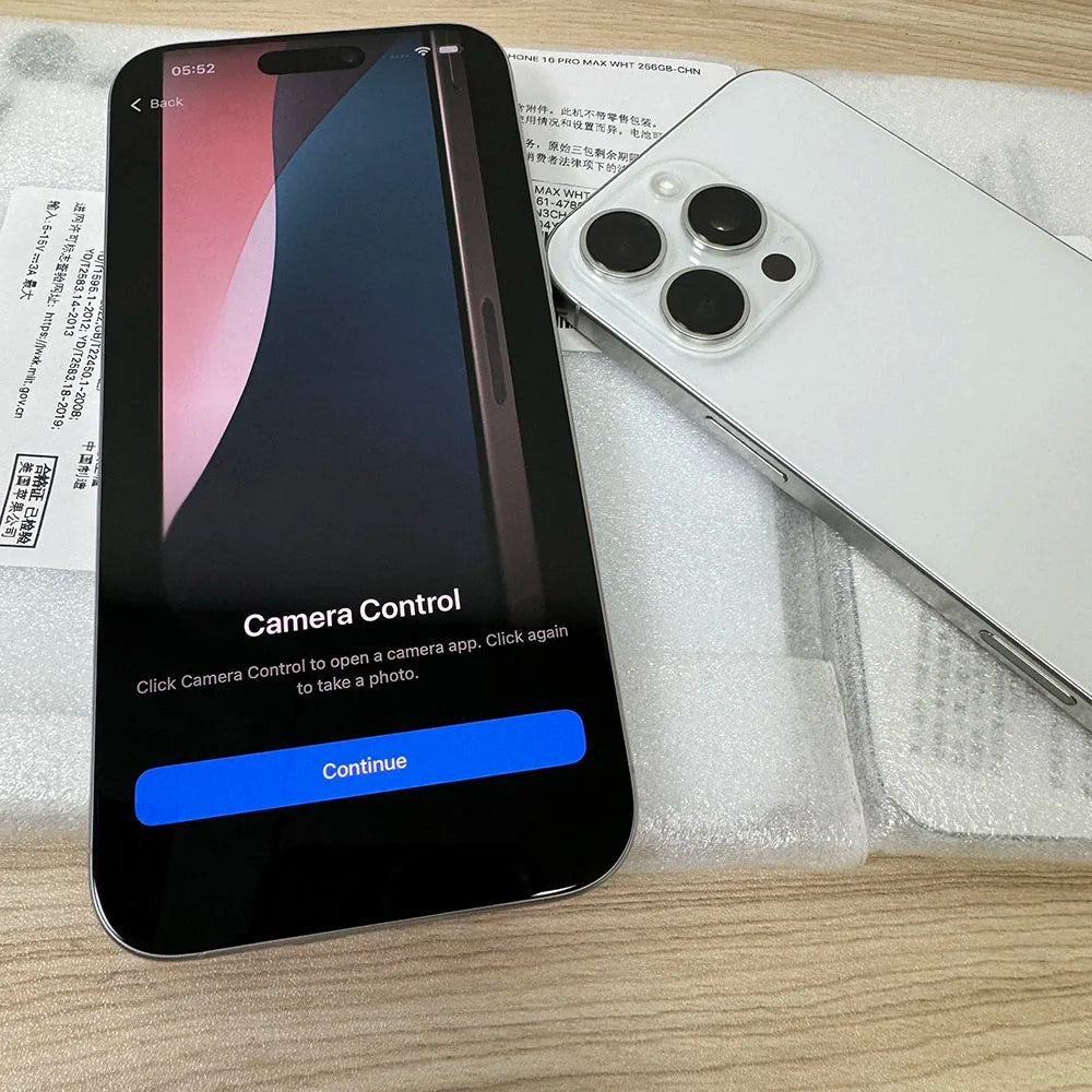 Original Apple iPhone 16 Pro Max Smartphone 256GB 512GB iOS 18 6.9" Super Retina XDR OLED 48MP Triple 16PM 5G Modile Phone