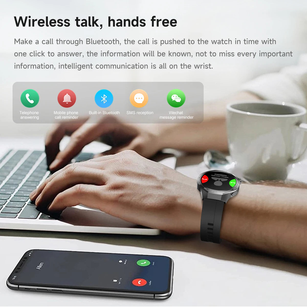 2025 For HUAWEI GT5 Pro GPS Track Smart Watch Men 360*360 AMOLED Screen NFC BT Call Waterproof Health Monitor Man Smartwatches