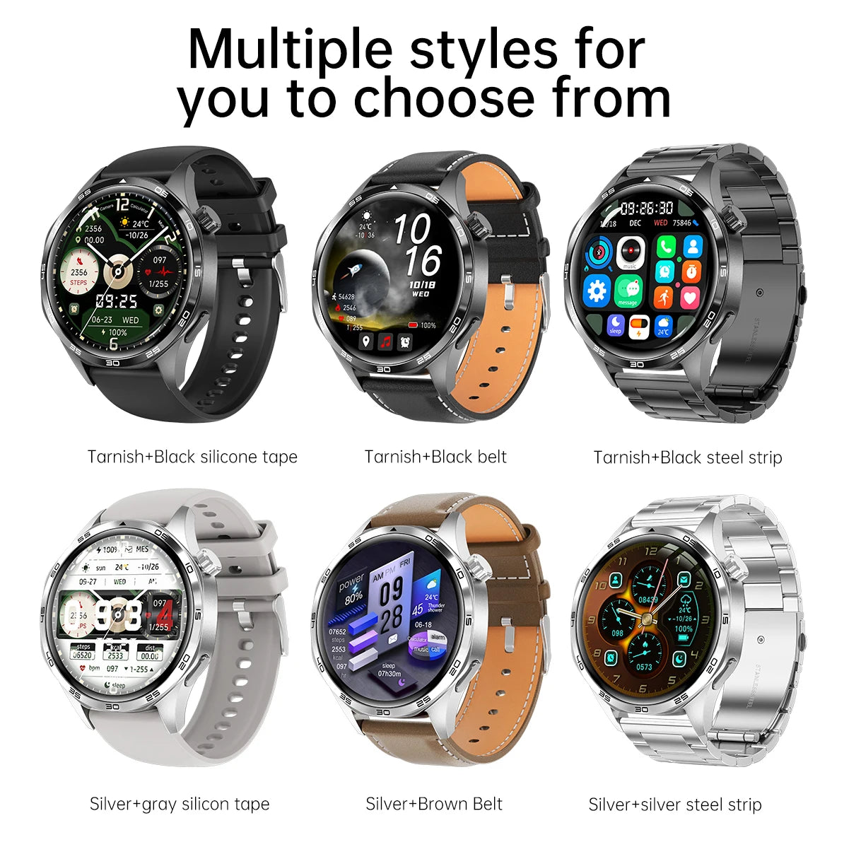 For HUAWEI IOS Outdoor Sport GPS Smart Watch Men 1.53-inch HD AMOLED Screen IP68 Waterproof Bluetooth Call NFC Smartwatch 2025