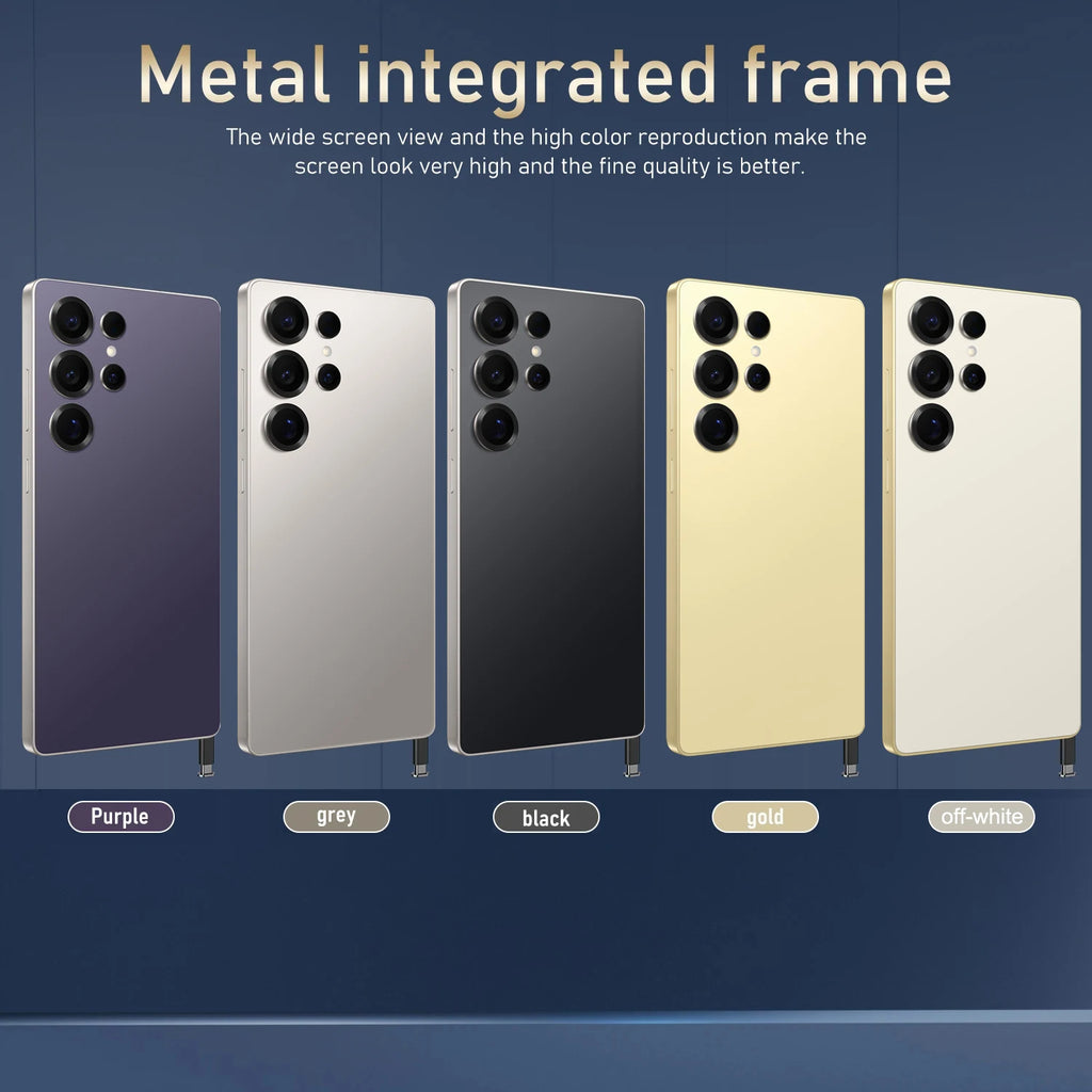 FUFFI S25 Pro Smartphone 5G Cellphones Android 12,6.8 inch Screen,12+512GB,24+48MP Mobile phone 5800mAh Google Play Store,Phone