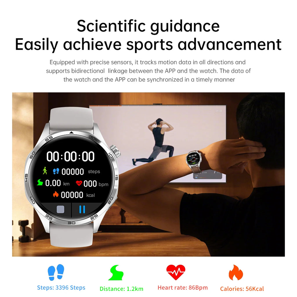 For HUAWEI IOS Outdoor Sport GPS Smart Watch Men 1.53-inch HD AMOLED Screen IP68 Waterproof Bluetooth Call NFC Smartwatch 2025