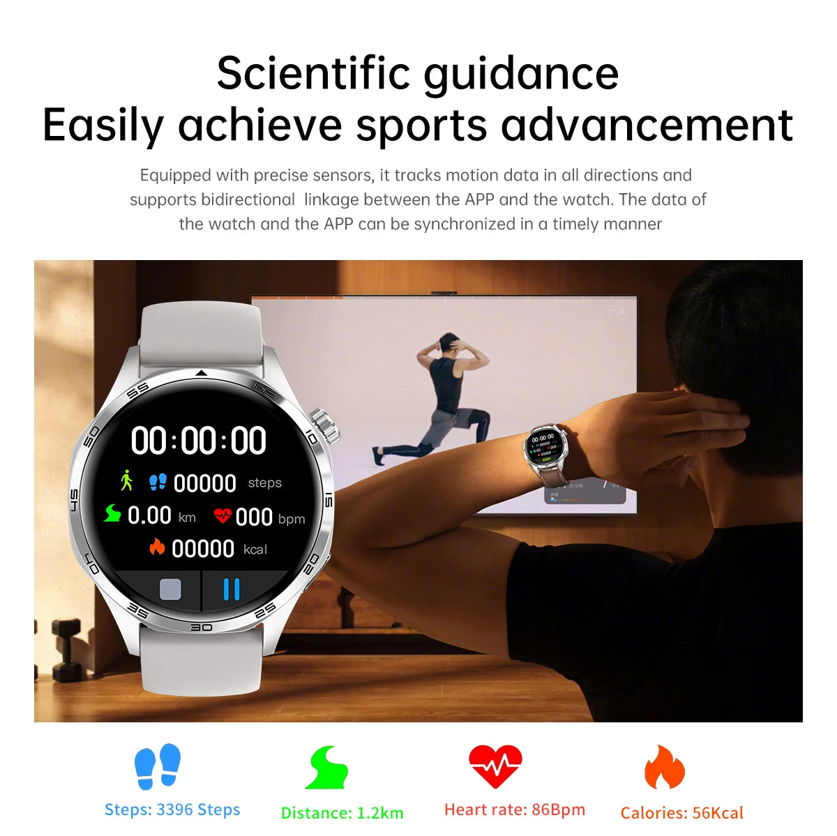 For HUAWEI IOS Outdoor Sport GPS Smart Watch Men 1.53-inch HD AMOLED Screen IP68 Waterproof Bluetooth Call NFC Smartwatch 2025