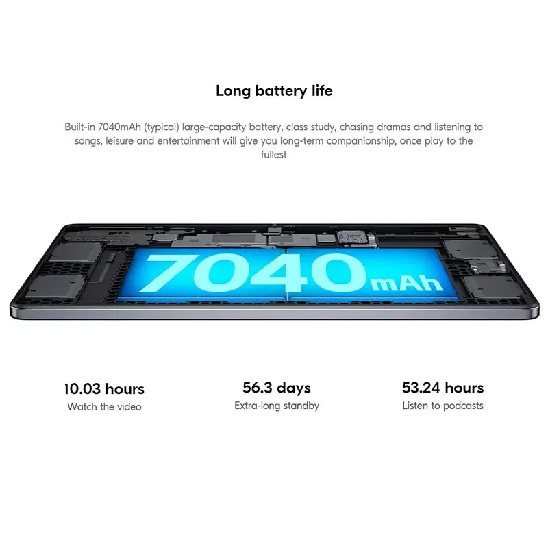 Global Firmware Lenovo Xiaoxin Pad 2024 Tablet 6GB 8GB 128GB 256GB 11" Display Qualcomm Snapdragon 685 WIFI 7040mAh Android Tab