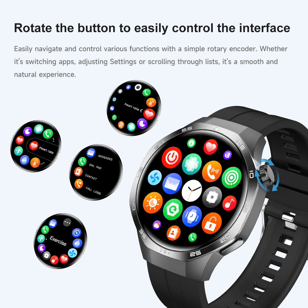 2025 For HUAWEI GT5 Pro GPS Track Smart Watch Men 360*360 AMOLED Screen NFC BT Call Waterproof Health Monitor Man Smartwatches