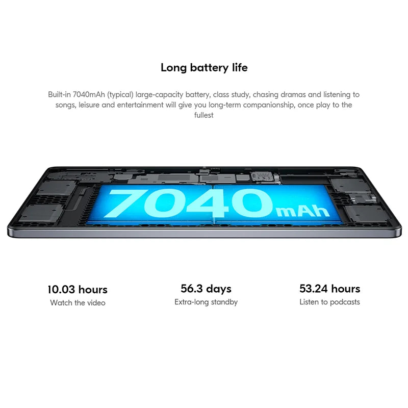 Global Firmware Lenovo Xiaoxin Pad 6 GB 128GB 2024 Version 90Hz 11'' Display Mini Tablet Snapdragon 685 7040mAh Google Play Tab