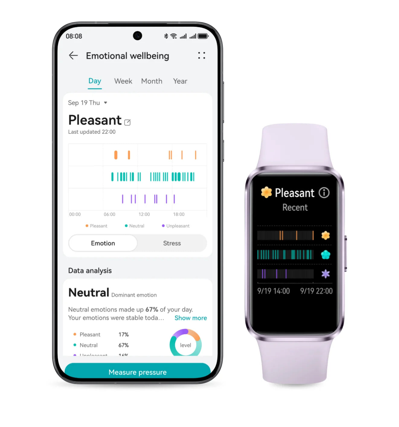 Huawei Band 10,Global Version Smartwatch,Compatible with IOS & Android,Sleep Tracking,Health monitor,14 days battery life,