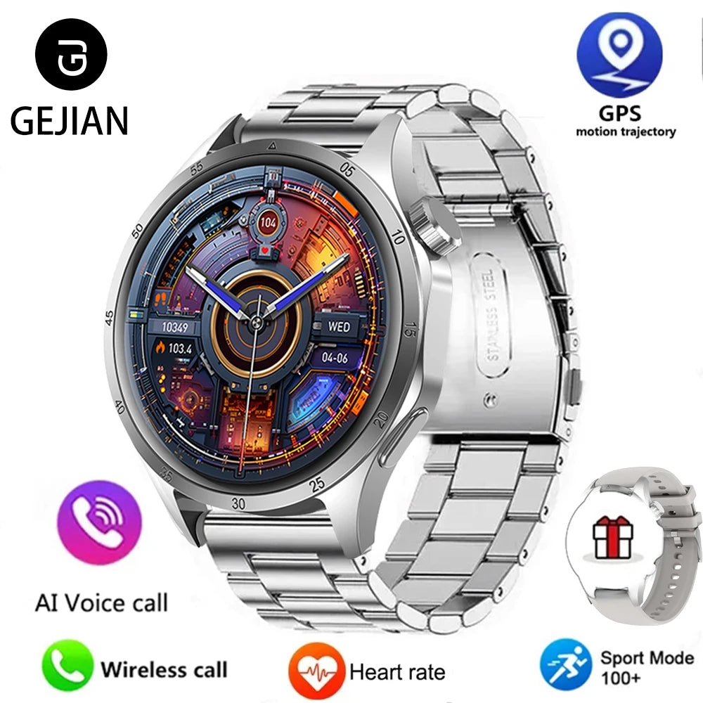 For HUAWEI GT5 Pro GPS NFC Smart Watch Men 360*360 AMOLED Screen Heart rate Bluetooth Call IP67 Waterproof Man Smartwatch 2025