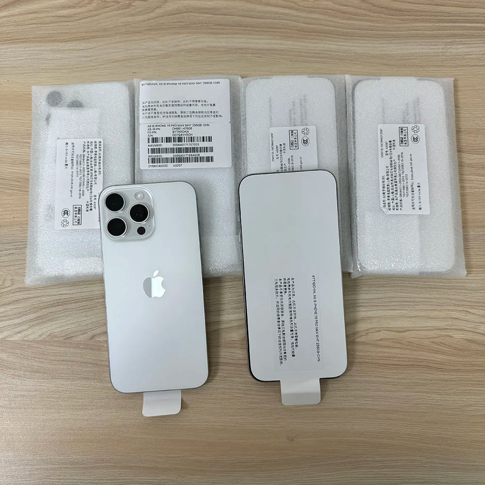 Original Apple iPhone 16 Pro Max Smartphone 256GB 512GB iOS 18 6.9" Super Retina XDR OLED 48MP Triple 16PM 5G Modile Phone