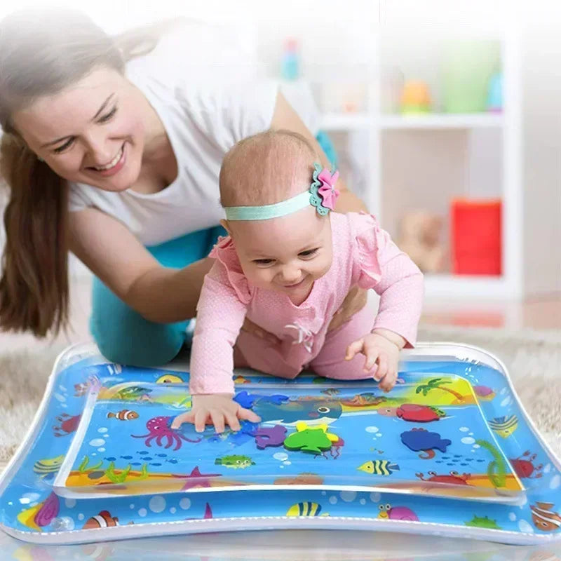 Summer Inflatable Water Mat for Babies Playmat Toddler Activity Play Early Education Baby Water Play Essential Toy