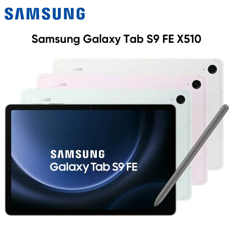 Samsung Galaxy Tab S9 FE 8GB+256GB Android Tablet 10.9" 90 Hz Screen IP68 Rating 45W Fast Charging 8000mAh Battery Exynos 1380