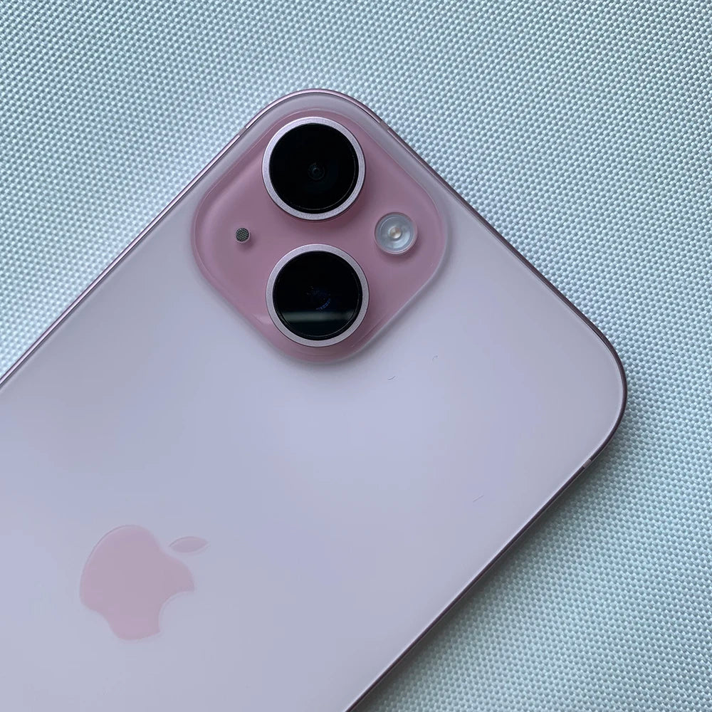 Original Used Apple iPhone 15 5G Mobile Phone Face ID 128GB/256/512GB Dual e-SIM NFC 48MP+12MP IOS A16 Hexa-Core SmartPhone