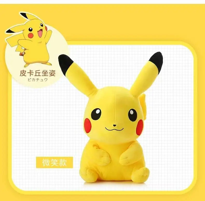 Anime Pokemon Plush Toys Charmander Bulbasaur Squirtle Pikachu Plush  Stuffed Animal Toy Pokemon Doll Kids Gift