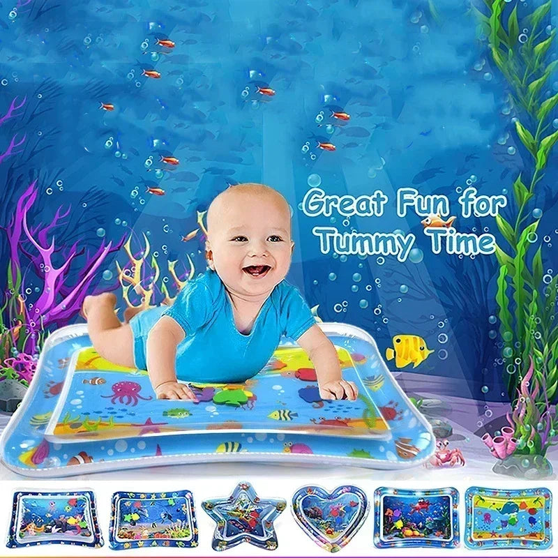 Summer Inflatable Water Mat for Babies Playmat Toddler Activity Play Early Education Baby Water Play Essential Toy