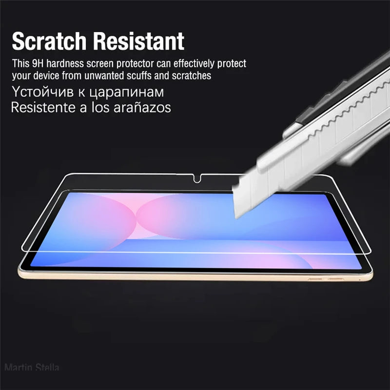 For Samsung Galaxy Tab S10 Fe Plus Tempered Glass Screen Protector On samsung galaxy tab s10 fe fe+ plus 2025 9H Film