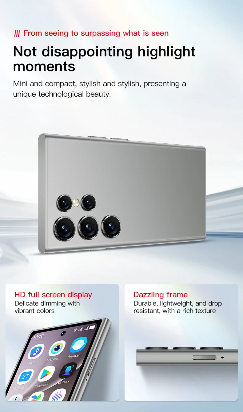 New Arrivals ONEMYTH S25 Pro Mini 3G Smartphone 4.0 Inch Full Screen Display 2000mAh 2GB RAM 16GB ROM Dual SIM With Play Store